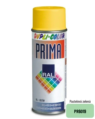 Spray PRIMA ral 6019 pastelová zelená Spray PRIMA ral 6019 pastelová zelená