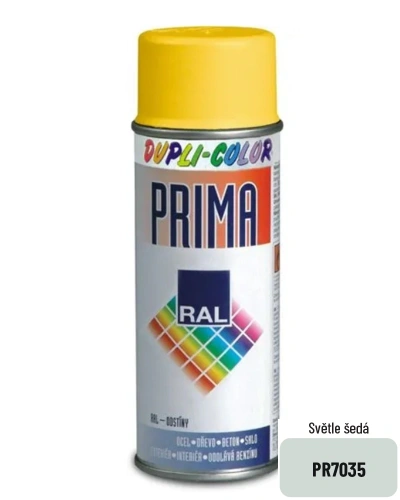 Spray PRIMA ral 7035 světle šedá