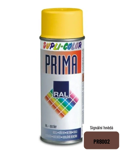 Spray PRIMA ral 8002 signální hnědá Spray PRIMA ral 8002 signální hnědá