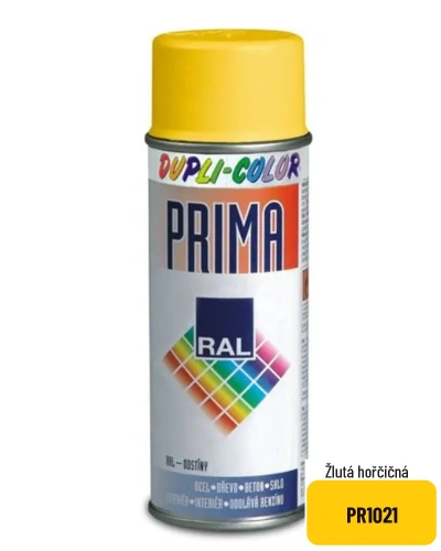 Spray PRIMA ral 1021 žlutá hořčičná