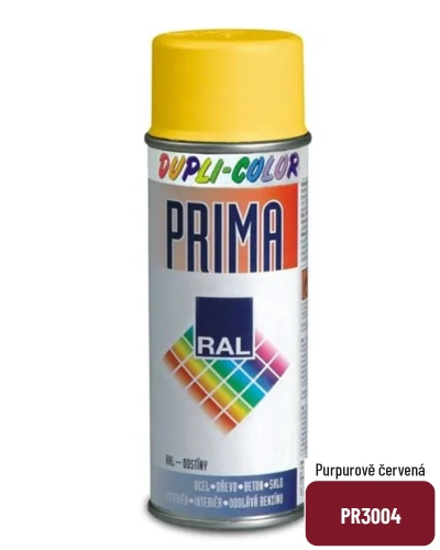 Spray PRIMA ral 3004 purpurově červená Spray PRIMA ral 3004 purpurově červená