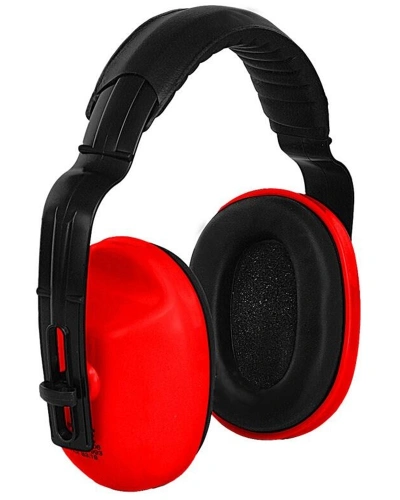 MUŠLOVÉ CHRÁNIČE SLUCHU EP106, ČERVENÉ MUŠLOVÉ CHRÁNIČE SLUCHU EP106, ČERVENÉ