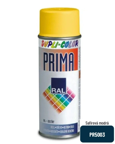 Spray PRIMA ral 5003 safírově modrá