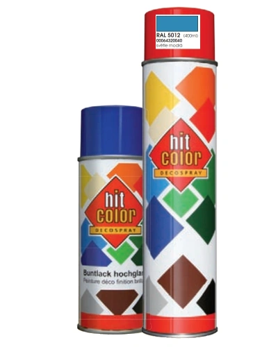 Hitcolor dekorační sprej RAL5012 světle modrá Hitcolor dekorační sprej RAL5012 světle modrá