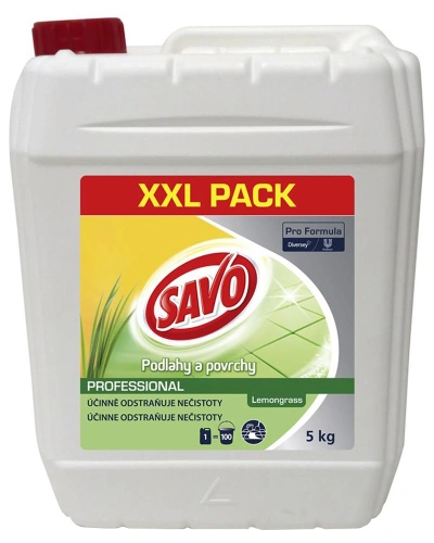 SAVO na podlahy lemon gras 5kg SAVO na podlahy lemon gras 5kg