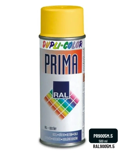 Spray Prima Ral matný 9005 Spray Prima Ral matný 9005