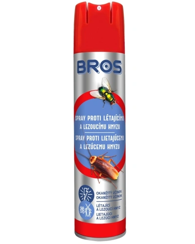 Bros spray letaj a lezoucí hmyz 400ml Bros spray letaj a lezoucí hmyz 400ml