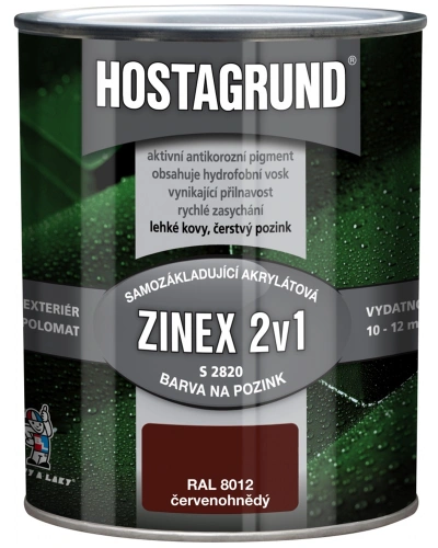ZINEX 2v1 S2820 8012 červenohnědý