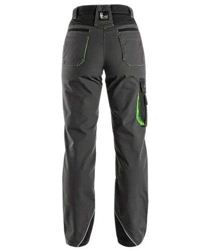 kalhoty dámské montérkové do pasu sirius aisha, šedo-zelené 2.jpg kalhoty dámské montérkové do pasu sirius aisha, šedo-zelené 2.jpg