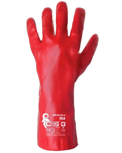 RUKAVICE CXS SELA, MÁČENÉ V PVC RUKAVICE CXS SELA, MÁČENÉ V PVC