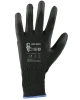 RUKAVICE CXS BRITA BLACK, MÁČENÉ V POLYURETANU RUKAVICE CXS BRITA BLACK, MÁČENÉ V POLYURETANU