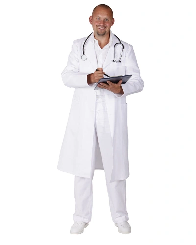 Pánský plášť 0050 - bílý Pánský plášť 0050 - bílý