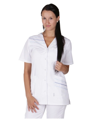 Dámská pracovní zdravotnická halena LÝDIE - bílá