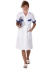 Zdravotnické šaty XANDRA - bílé