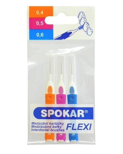 Mezizubní kartáčky FLEXI - sada 3 ks Mezizubní kartáčky FLEXI - sada 3 ks
