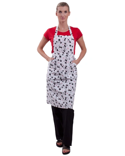 Dámská zástěra 0067 - potisk Kočky Dámská zástěra 0067 - potisk Kočky