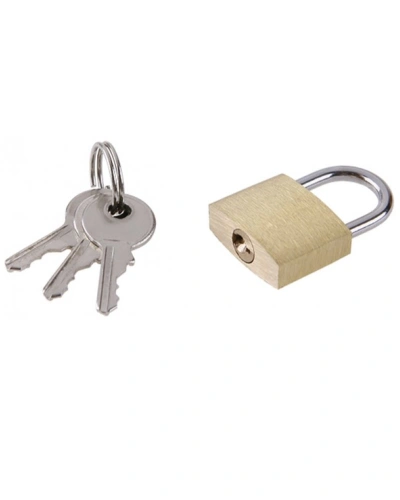 Zámek visací mosaz 20mm Zámek visací mosaz 20mm