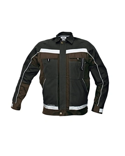 Bunda STANMORE - tmavě hnědá