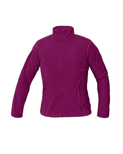 Dámská fleecová bunda GOMTI tmavě růžová