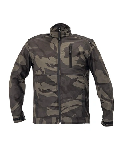 Pánská softshellová bunda CRAMBE CAMOUFLAGE, zelená Pánská softshellová bunda CRAMBE CAMOUFLAGE, zelená