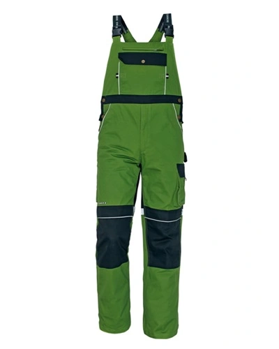 Kalhoty STANMORE, s laclem - zelená/černá