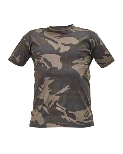 Pánské tričko CRAMBE CAMOUFLAGE, zelené Pánské tričko CRAMBE CAMOUFLAGE, zelené