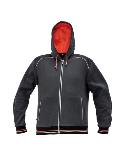 Pánská mikina s kapucí KNOXFIELD - červená