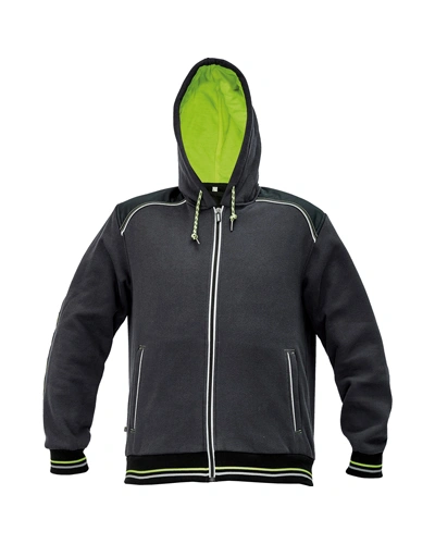 Pánská mikina s kapucí KNOXFIELD - žlutá