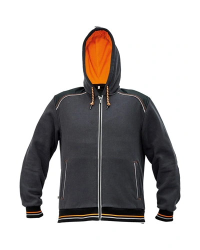 Pánská mikina s kapucí KNOXFIELD - oranžová