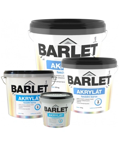 Barlet fasádní barva bílá 15 kg