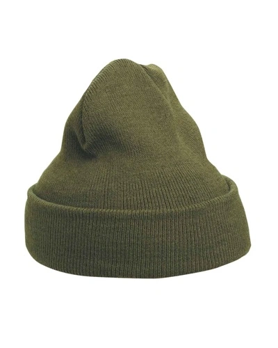 Pletená čepice MESCOD, zelená