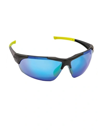 Ochranné brýle HALTON, zrcadlová modrá Ochranné brýle HALTON, zrcadlová modrá