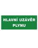 Hlavní uzávěr plynu Hlavní uzávěr plynu