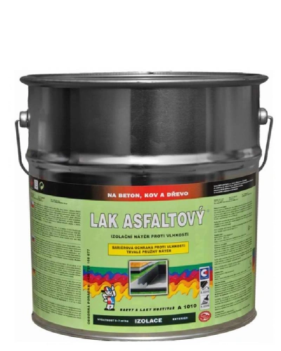 Asfaltový lak A1010/1999 černý, 9kg