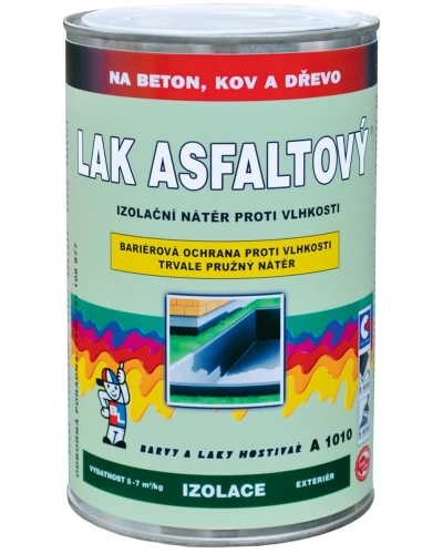 Asfaltový lak A1010/1999 černý 1kg