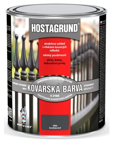 Hostagrund 2v1 S2160 0950 kovářská čerň 375 ml