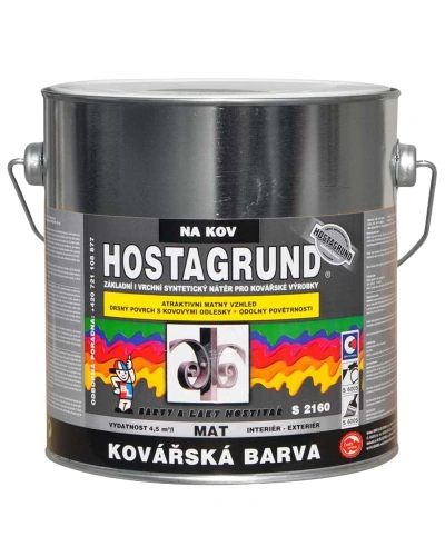 Hostagrund 2v1 S2160 0950 kovářská čerň 2,5l