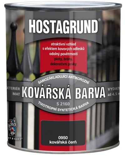 Hostagrund 2v1 S2160 0950 kovářská čerň 0,6l