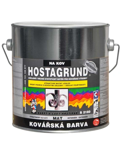 Hostagrund 2v1 S2160 0950 kovářská čerň 4l Hostagrund 2v1 S2160 0950 kovářská čerň 4l