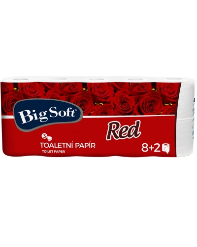 Toaletní papír HBig Soft Red 10 ks Toaletní papír HBig Soft Red 10 ks