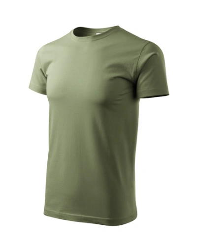 Pánské tričko Basic - khaki Pánské tričko Basic - khaki