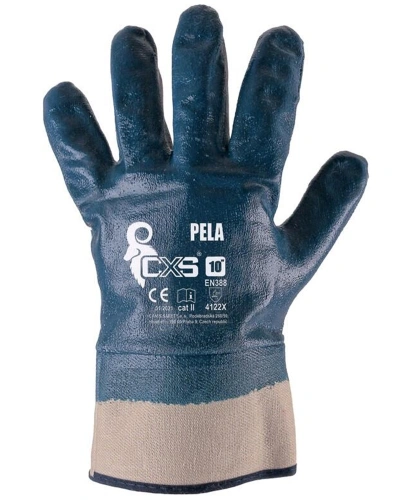 RUKAVICE CXS PELA, MÁČENÉ V NITRILU RUKAVICE CXS PELA, MÁČENÉ V NITRILU