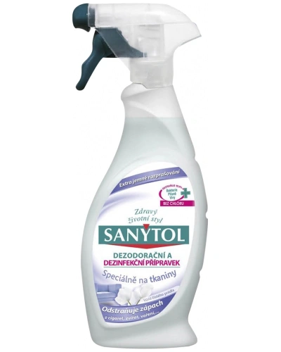 Sanytol na tkaniny dezinfekční a dzodorační Sanytol na tkaniny dezinfekční a dzodorační