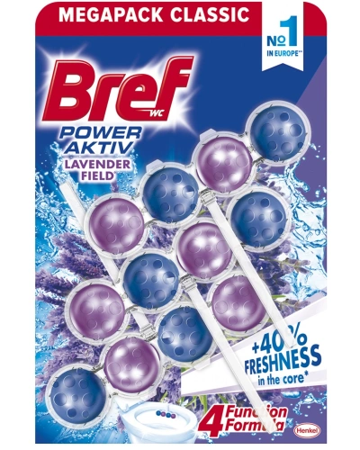Bref Power Active Levandule 3x 50g kuličky Bref Power Active Levandule 3x 50g kuličky