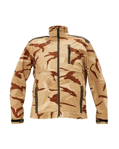 Pánská softshellová bunda CRAMBE CAMOUFLAGE, béžová