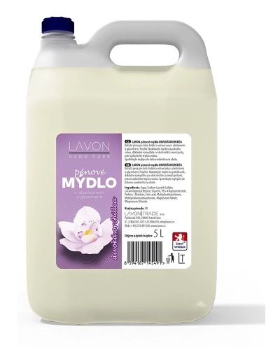LAVON pěnové mýdlo 5l divoká orchidej LAVON pěnové mýdlo 5l divoká orchidej