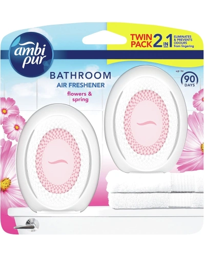 Ambi Pur Bathroom 2x7,5ml Flower a Spring Ambi Pur Bathroom 2x7,5ml Flower a Spring