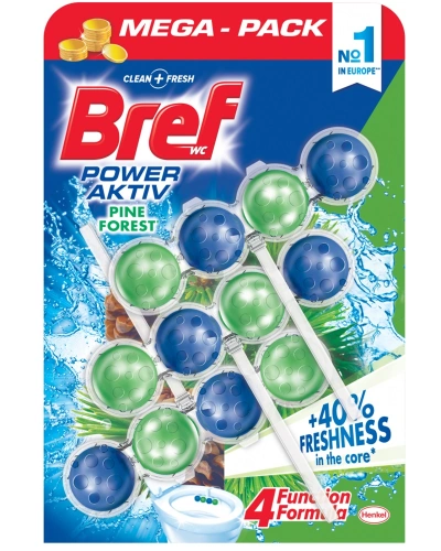 Bref Power Active Pine 3x50g kuličky Bref Power Active Pine 3x50g kuličky