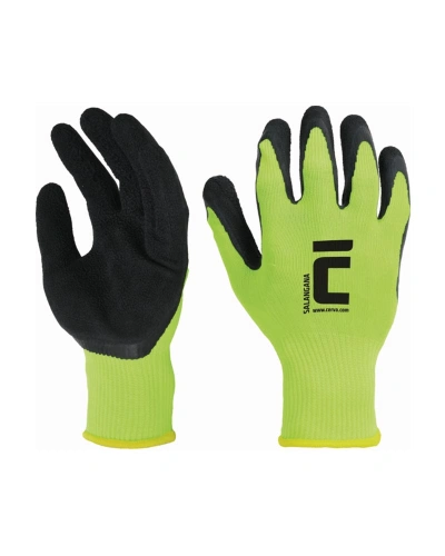 Rukavice pracovní povrstvené SALANGANA - žluté Rukavice pracovní povrstvené SALANGANA - žluté