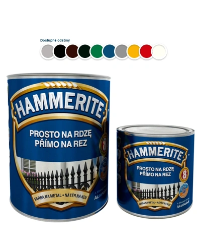 Hammerite přímo na rez hladký